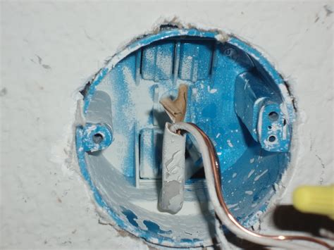 ceiling light junction box problems|installing junction box in ceiling.